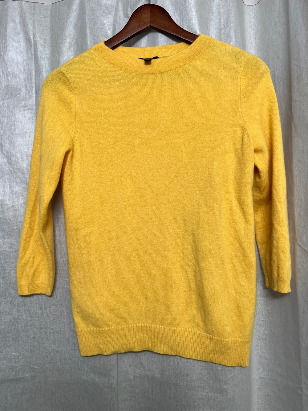 Talbots Bright Yellow Crewneck Sweater